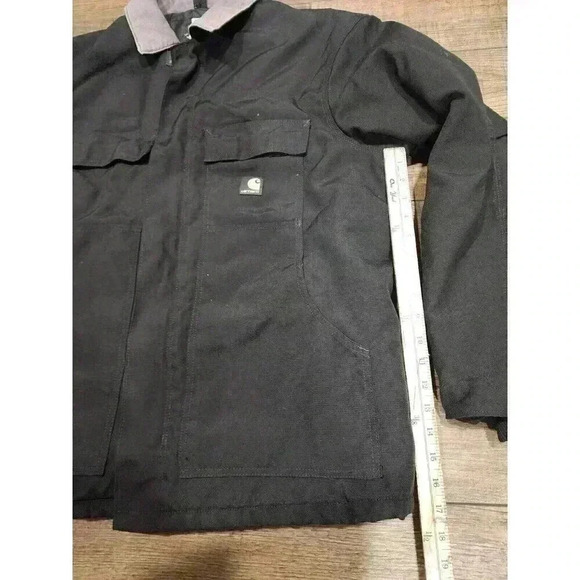 Carhartt Chocolate Black Santa Fae Jacket Size Large RN4806 C55 Black Grey - Picture 7 of 10